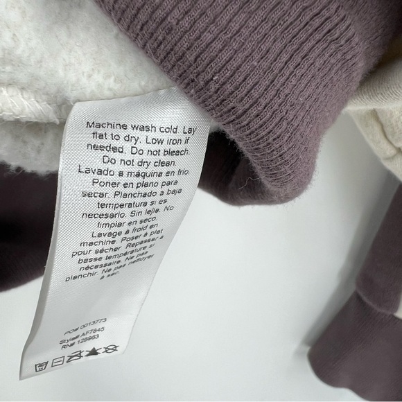 Beyond Yoga Woodland Colorblock Line It Up Sweatshirt Size XL - Picture 11 of 11